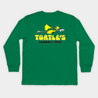 Turtle's Records & Tapes Kids Long Sleeve T-Shirt